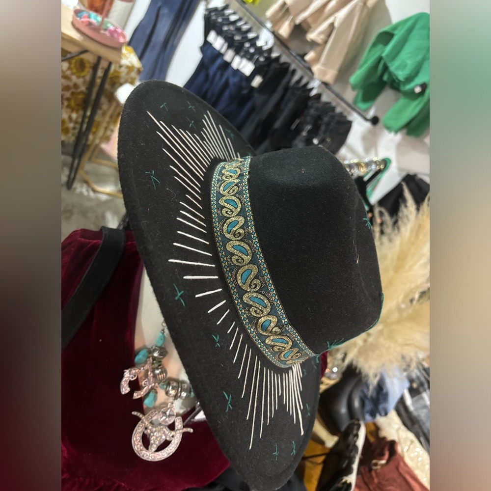 Embroidered Cowboy Hat NWT